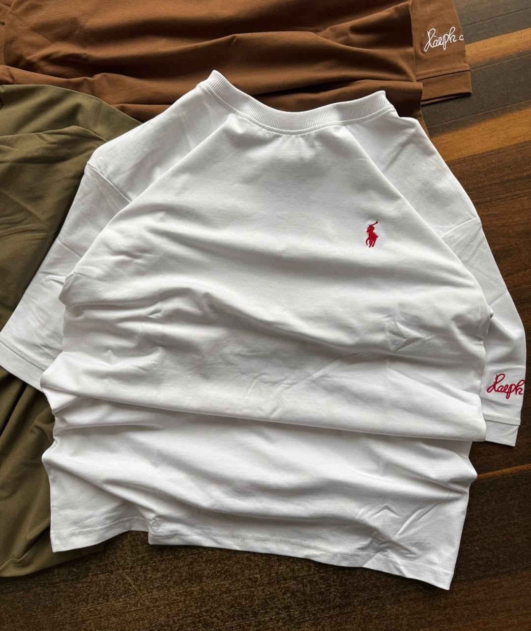 Polo Ralph Lauren embroidered logo T-shirts available in various colors (PACK OF 3)